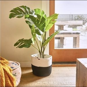 Mia Mélange Foldable Cotton Planter Basket